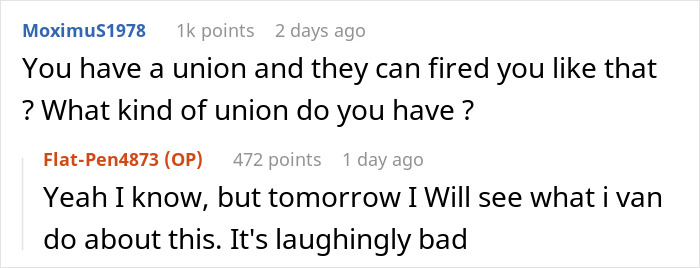 Manager Unjustly Fires Worker On The Spot And Says "Let This Be A Lesson" But Everyone Is Perplexed