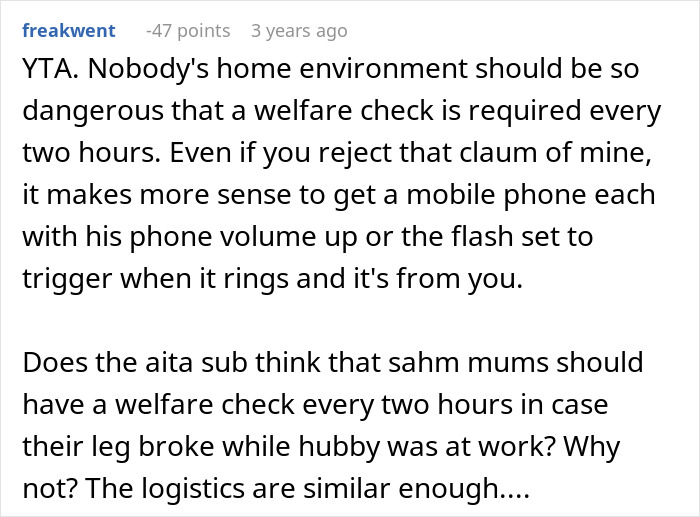 Wife Asks Husband To Check In With Her Once During His Gaming Sessions For Her Safety, He Refuses