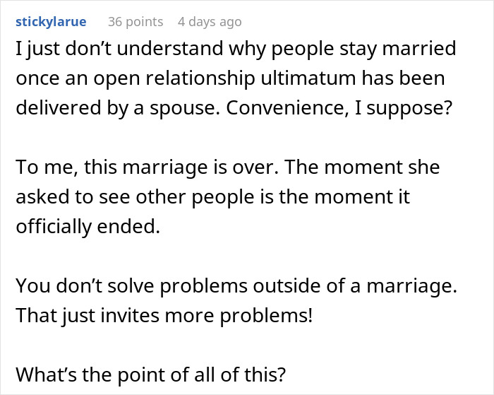 “The Best I Had In My Life”: Wife Regrets Open Marriage After Husband ...