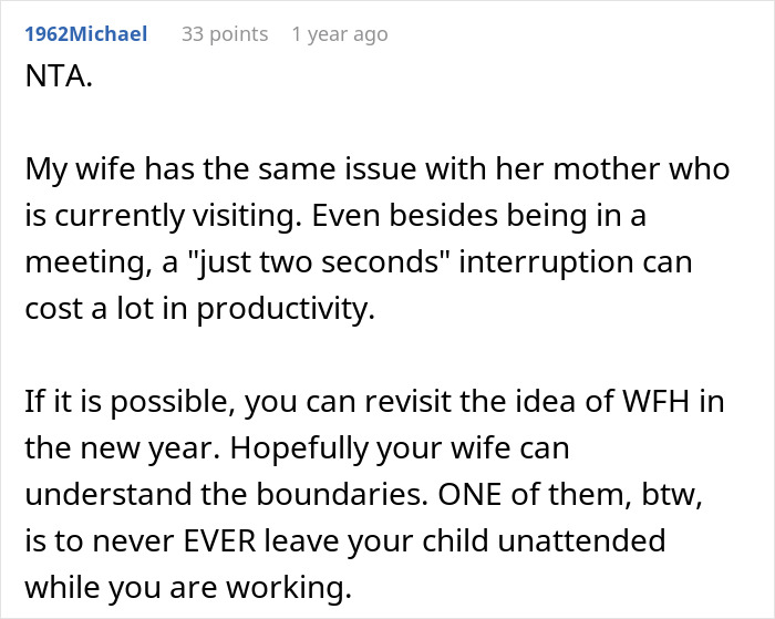 Wife Ignores Man’s Home Office Rules, Pushes Him To The Limit, Drama Ensues When He Cancels WFH