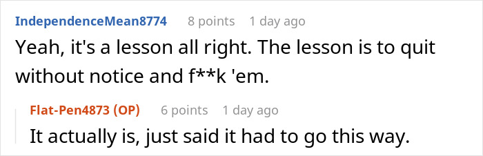 Manager Unjustly Fires Worker On The Spot And Says "Let This Be A Lesson" But Everyone Is Perplexed