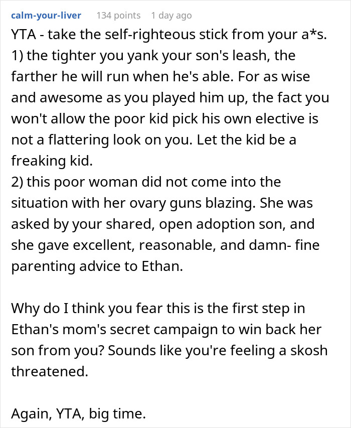 Man Gets Aggressive After Son’s Bio Mom Gets Involved In A Discussion About His Classes
