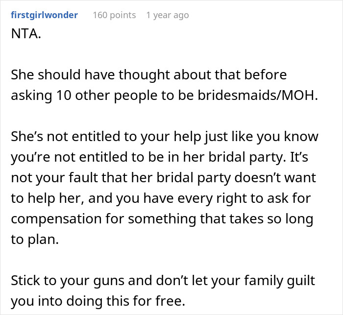 Woman Excludes Sis From Bridal Party Due To Her “Look”, Asks Her To Plan The Wedding, She Refuses