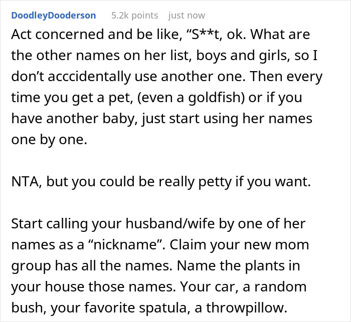 Parents Instruct New Mom To Rename Baby As His Name Is On Her Single “Golden Child” Sister’s List