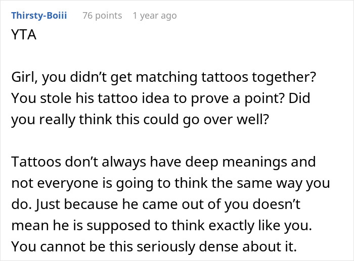 Parent Copies 19 Y.O. Son’s Tattoo To Prove A Point, Gets Called A Jerk