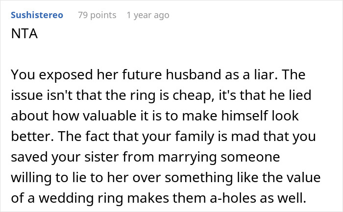 Sister's Fiancé’s $50K Ring Hoax Exposed By Woman And Jeweler Wife, Engagement Called Off