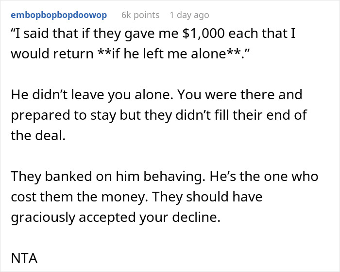 Man Avoids Sister's Wedding Because Of Horrible Brother, She Bribes Him With $2000, It Doesn't Work