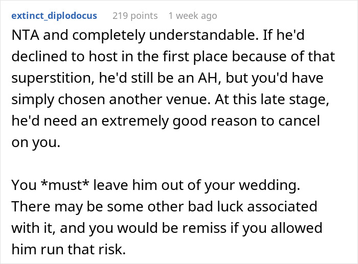 Guy Pulls The Plug On Hosting Backyard Wedding For Sister After He Listens To Friend's Superstitions