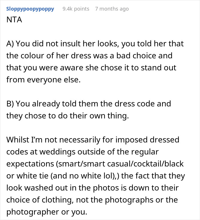 Woman Lashes Out At SIL Who Complained About How She Looked In Photos After Ignoring Wedding Theme