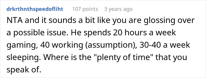 Wife Asks Husband To Check In With Her Once During His Gaming Sessions For Her Safety, He Refuses