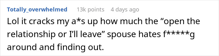 “The Best I Had In My Life”: Wife Regrets Open Marriage After Husband Finds Someone