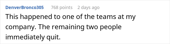 “I Slack Off, Do The Bare Minimum”: Guy Shocked 80% Of His Team Is Fired