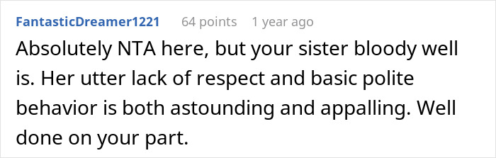 Woman Disrespects Brother-In-Law’s First Wife, Who Died In An Accident, Gets Thrown Out