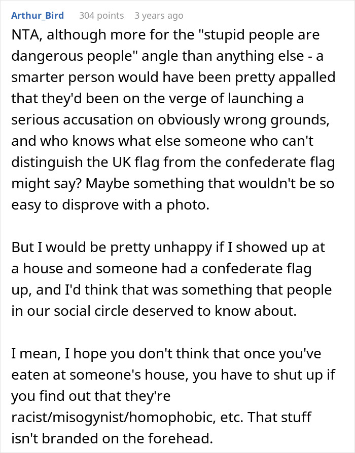 “How Stupid Do You Have To Be”: Woman Assumes Friends Are Racist, Gets A Lesson On Flags