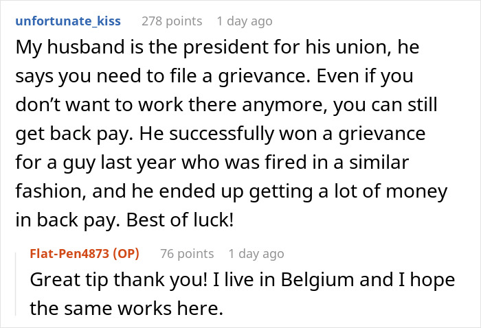 Manager Unjustly Fires Worker On The Spot And Says "Let This Be A Lesson" But Everyone Is Perplexed