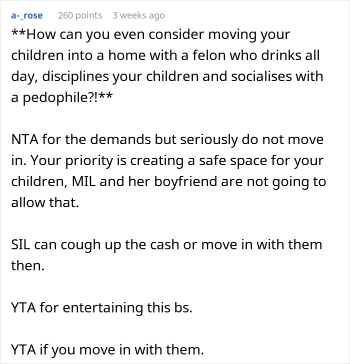 MIL And Her BF Are Furious After DIL Sets Boundaries When They Move In With Her