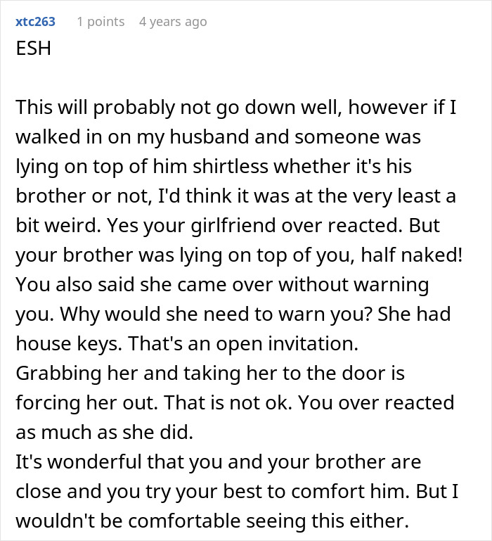 Man Forces His GF Out Of His Home After She Makes His Little Brother Cry And Dumps Her
