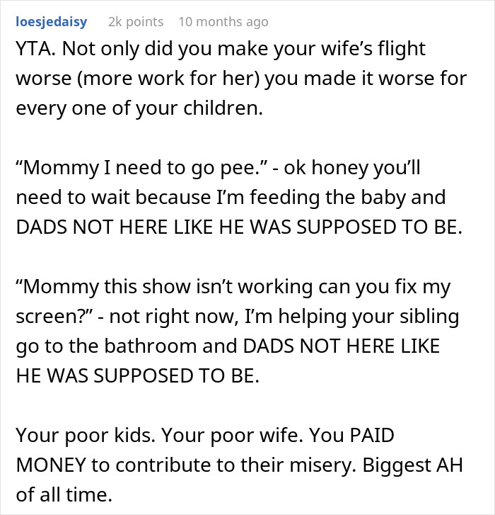 Wife Tells Husband They Need To Have A "Serious Discussion" After His Behavior At Airport