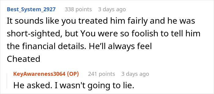 Brother Blows Inheritance On Car And Trips, Gets Mad Sibling Invested And Became A Landlord