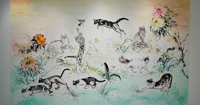 I Am Curating The Cat Art Show 2024, And Here Are Some Of The Works