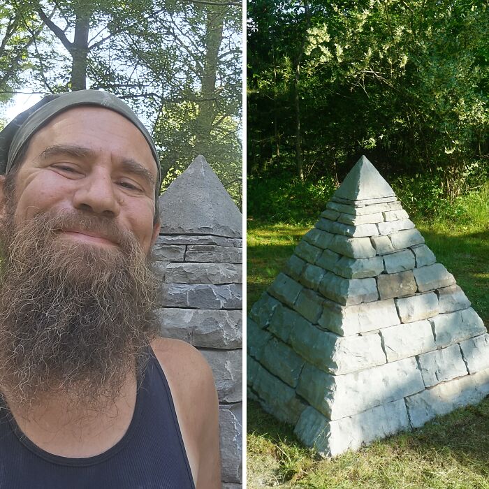 I Built A Stone Pyramid In New York