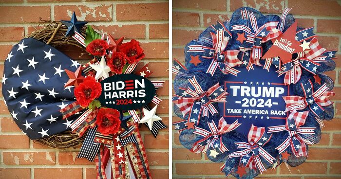 I Made Decorative Wreaths For Presidential Candidates 2024