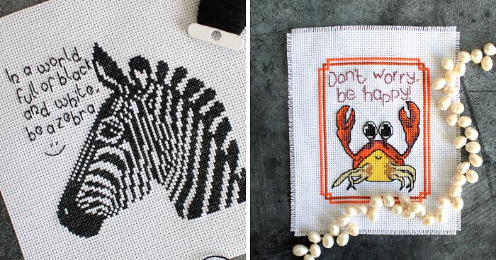 My 22 Cross Stitch Patterns That Are Suitable For Beginners