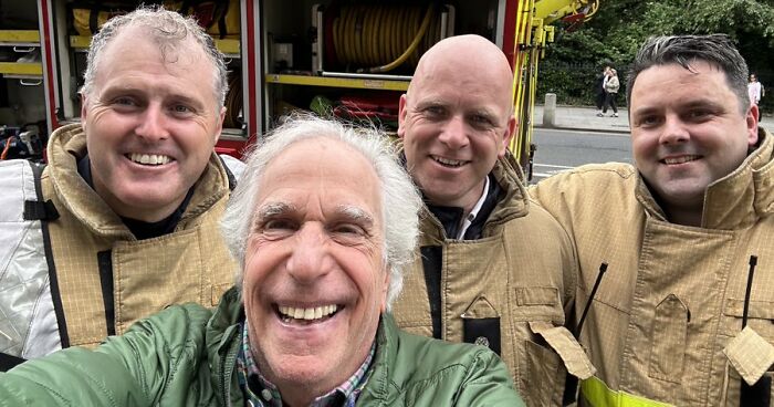 Henry Winkler Unexpectedly Appears On The News After Being Evacuated With Hotel Guests Due To Fire