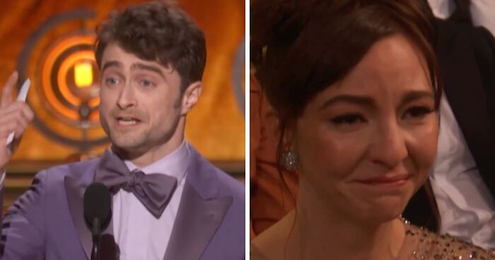 Daniel Radcliffe’s Girlfriend In Tears As He Thanks Her And Son While Accepting First Tony Award