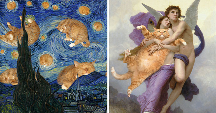15 Cat-Modified Reproductions Of Famous Classical Paintings Created By This Professional Artist