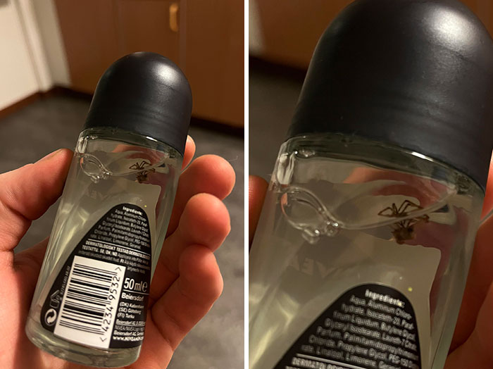 Bought A Deodorant With A Spider In It