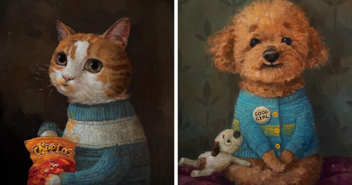 30 Adorable Animal Drawings Made By Alison Friend That Are Melting Hearts Online