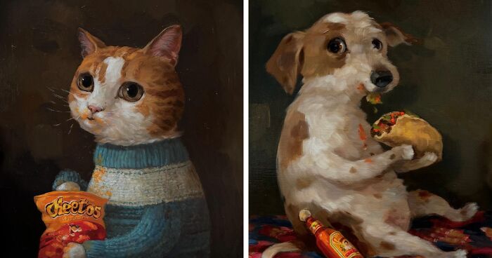 You Might Want To Get A Cute Pet After Taking A Look At These 30 Paintings