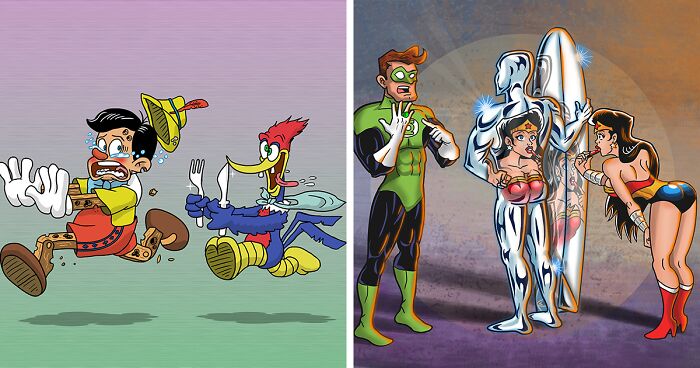 Funny Situations Superheroes Face When No One’s Watching In 26 New Comics By Dragonarte