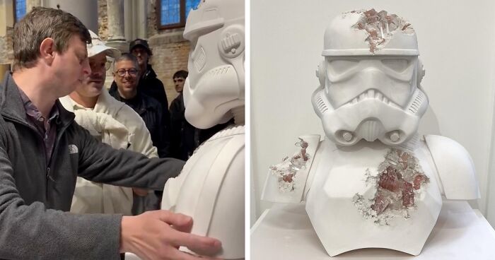 Artist Gives His Completely Blind Friend A Personal Tactile Tour Of His Venice Exhibition