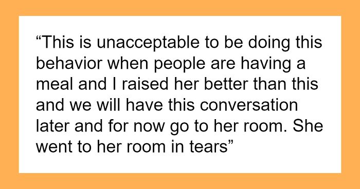 Family Dinner Turns Into A Stinky Situation As 14YO Daughter Can’t Stop Passing Gas, Mom Loses It