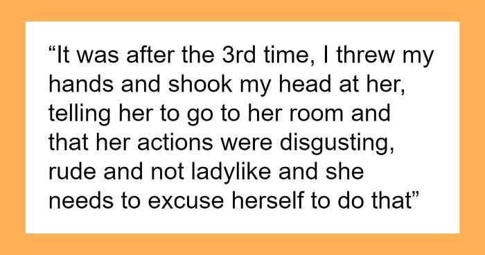 Mom Makes Teen Daughter Cry After She Yells At Her For Repeatedly Passing Gas At Family Dinner