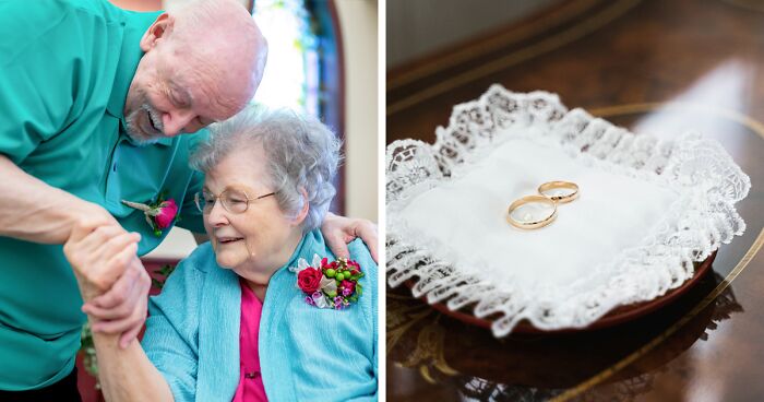 Elderly Couple Remarries 6 Decades Later Surrounded By Many Generations Of Their Family