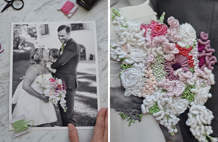Artist Combines Photography And Embroidery To Make Captivating Artworks (25 Pics)