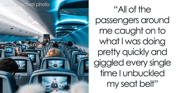 Passenger Takes 10 Trips To Get Things From Backpack To Annoy Entitled Woman On Plane