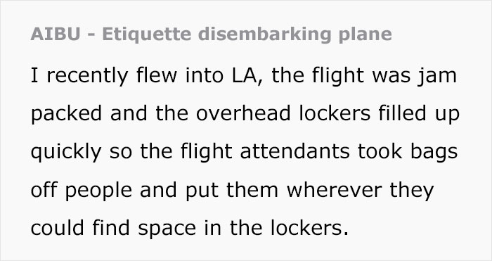 Drama Ensues After Man Refuses To Let Other Passengers On A Plane Pass By In The Aisle