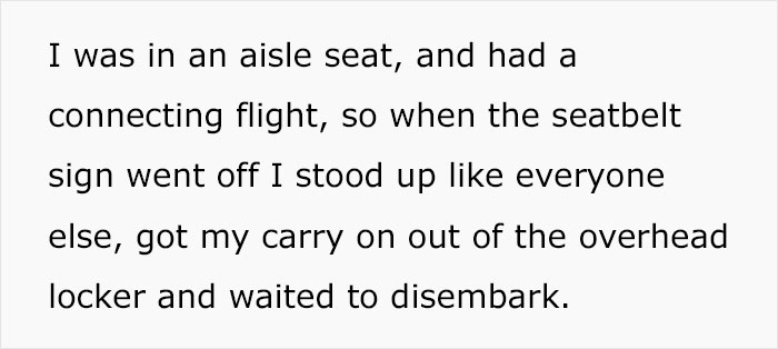 Drama Ensues After Man Refuses To Let Other Passengers On A Plane Pass By In The Aisle