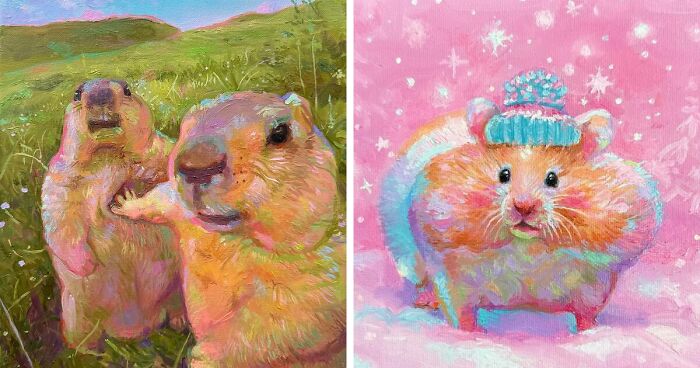 37 Whimsical And Very Cute Portraits Of Animals By This Artist