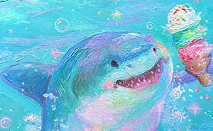 37 Cute Paintings Of Already Very Cute Animals, By Emily Dunlap