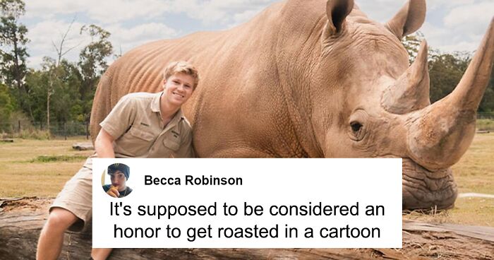 Robert Irwin, 20, Pushes For Satirical Cartoon Depicting Him To Be Taken Down