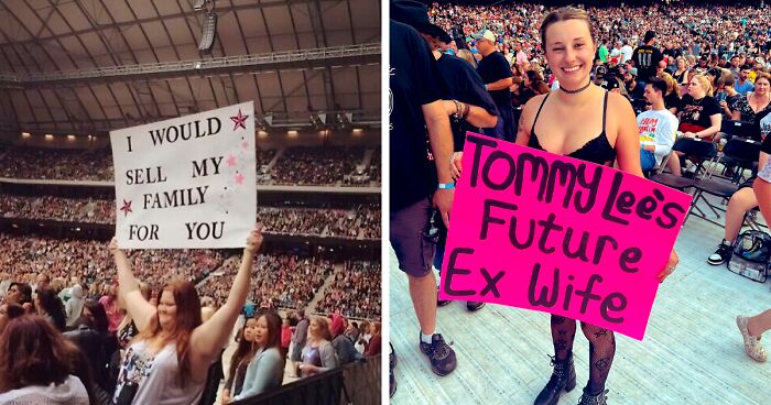 102 Times Fans Went Out Of Their Way To Get Noticed By The Artists With Their Posters