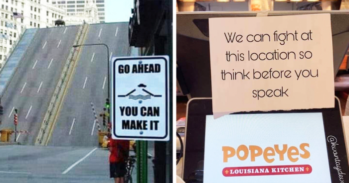 73 Of The Most Randomly Funny And Slightly Unhinged Signs People Online Found In The Wild (New Pics)