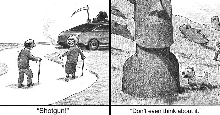 40 Wholesome And Humorous One-Panel Comics By Harry Bliss (New Pics)