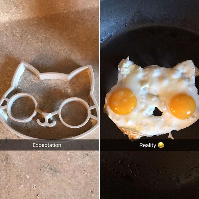 My Wife Tried To Make Some Cute Eggs