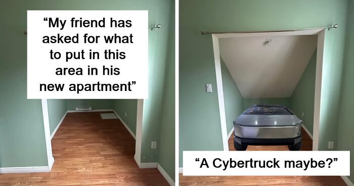 Guy Doesn't Know What To Do With Weird Space In Apartment, Internet Delivers 50 Hilarious Pics